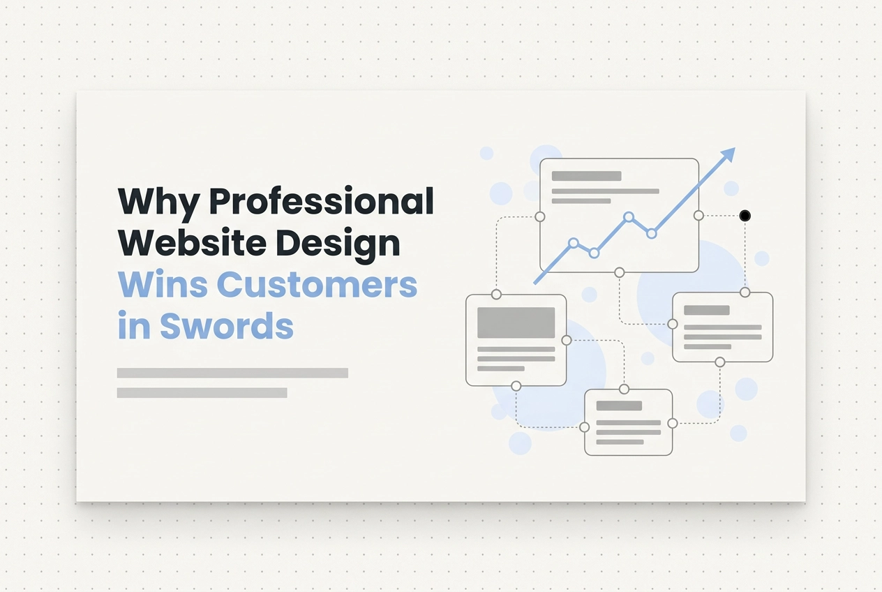 Professional header image for list-based article: Why Professional Website Design Wins Customers in Swords